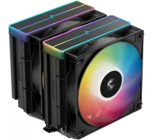 Устройство охлаждения(кулер) Deepcool AG620 Bk V2 ARGB Soc-AM5/AM4/1200/1700/1851 черный 4-pin 15-29dB Al+Cu 260W 1330gr Ret (R-AG620-BKAMMN-GJD)