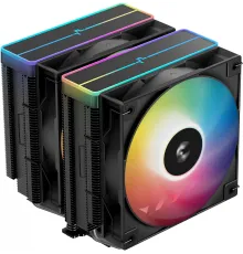 Устройство охлаждения(кулер) Deepcool AG620 Bk V2 ARGB Soc-AM5/AM4/1200/1700/1851 черный 4-pin 15-29dB Al+Cu 260W 1330gr Ret (R-AG620-BKAMMN-GJD)