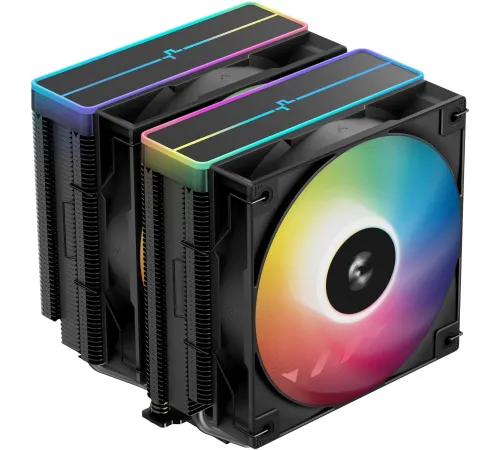 Устройство охлаждения(кулер) Deepcool AG620 Bk V2 ARGB Soc-AM5/AM4/1200/1700/1851 черный 4-pin 15-29dB Al+Cu 260W 1330gr Ret (R-AG620-BKAMMN-GJD) Устройство охлаждения(кулер) Deepcool AG620 Bk V2 ARGB Soc-AM5/AM4/1200/1700/1851 черный 4-pin 15-29dB Al+Cu 260W 1330gr Ret (R-AG620-BKAMMN-GJD)