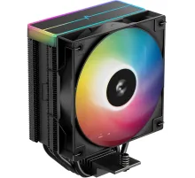 Устройство охлаждения(кулер) Deepcool AG400 Bk V2 ARGB Soc-AM5/AM4/1200/1700/1851 черный 4-pin 31.6dB Al+Cu 220W 643gr Ret (R-AG400-BKAMMN-GJD)