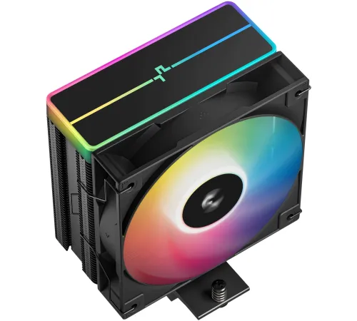 Устройство охлаждения(кулер) Deepcool AG400 Bk V2 ARGB Soc-AM5/AM4/1200/1700/1851 черный 4-pin 31.6dB Al+Cu 220W 643gr Ret (R-AG400-BKAMMN-GJD) Устройство охлаждения(кулер) Deepcool AG400 Bk V2 ARGB Soc-AM5/AM4/1200/1700/1851 черный 4-pin 31.6dB Al+Cu 220W 643gr Ret (R-AG400-BKAMMN-GJD)
