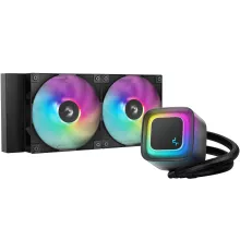 Система водяного охлаждения Deepcool LE240 V2 ARGB Soc-AM5/AM4/1200/1700/1851 черный 4-pin 28.2-31.6dB Al 220W 1359gr Ret (R-LE240-BKAMMC-G-2)