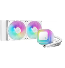 Система водяного охлаждения Deepcool LE240 V2 Soc-AM5/AM4/1200/1700/1851 белый 4-pin 28.2-31.6dB Al 220W 1359gr Ret (R-LE240-WHAMMN-G-2)