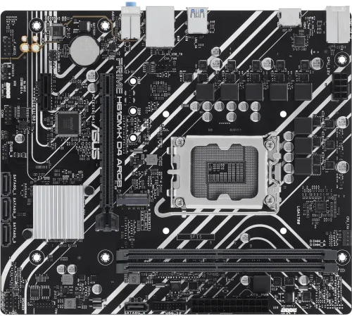 Материнская плата ASUS PRIME H610M-K D4 ARGB, LGA 1700, Intel H610, 2xDDR4, 4xSATA, 1xM.2, 1xPCIe 4.0 x16, 1xHDMI, 1x1Gb LAN, 2xUSB 5Gbps, 4xUSB 2.0, 7.1, mATX