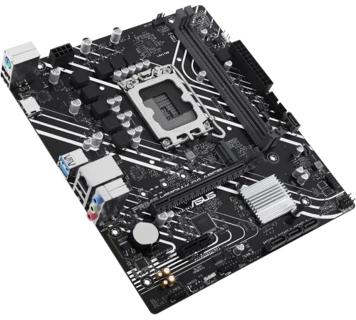 Материнская плата ASUS PRIME H610M-K D4 ARGB, LGA 1700, Intel H610, 2xDDR4, 4xSATA, 1xM.2, 1xPCIe 4.0 x16, 1xHDMI, 1x1Gb LAN, 2xUSB 5Gbps, 4xUSB 2.0, 7.1, mATX