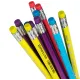 Набор карандашей ч/г Deli EU50806 Scribe НВ шестигран. липа ассорти 1цв. туба (50шт) ластик 50 карандашей