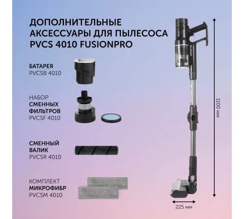 Пылесос Polaris FusionPro PVCS 4010 450Вт черный