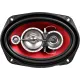 Колонки автомобильные Ural DDB AS-D6941 250Вт 15x23см (6x9дюйм) (ком.:2кол.) коаксиальные четырехполосные