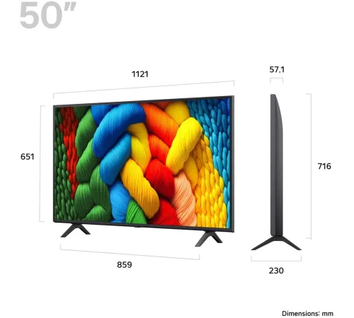 Телевизор LED LG 50" 50NANO80A6B.ARUG синяя сажа 4K Ultra HD 60Hz DVB-T DVB-T2 DVB-C DVB-S DVB-S2 USB WiFi Smart TV Телевизор LED LG 50" 50NANO80A6B.ARUG синяя сажа 4K Ultra HD 60Hz DVB-T DVB-T2 DVB-C DVB-S DVB-S2 USB WiFi Smart TV