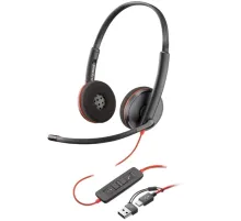 Наушники с микрофоном Poly Blackwire 3220 черный (8X228A6)