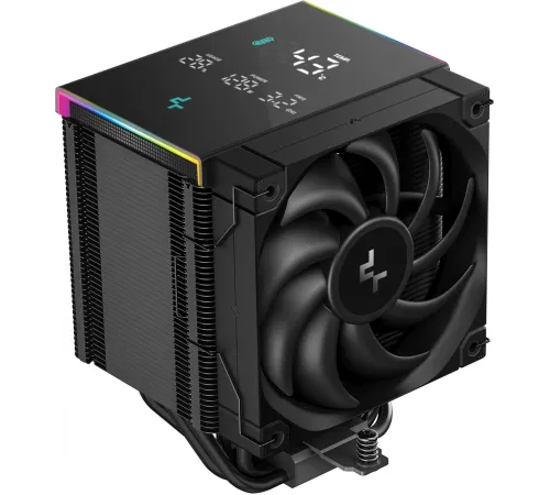 Устройство охлаждения(кулер) Deepcool AK500 Digital Pro ARGB Soc-AM5/AM4/1200/1700/1851 черный 4-pin 25dB Al+Cu LCD 240W 1346gr Ret (R-AK500-BKAPMN-G)