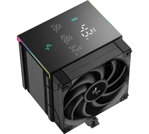 Устройство охлаждения(кулер) Deepcool AK500 Digital Pro ARGB Soc-AM5/AM4/1200/1700/1851 черный 4-pin 25dB Al+Cu LCD 240W 1346gr Ret (R-AK500-BKAPMN-G)