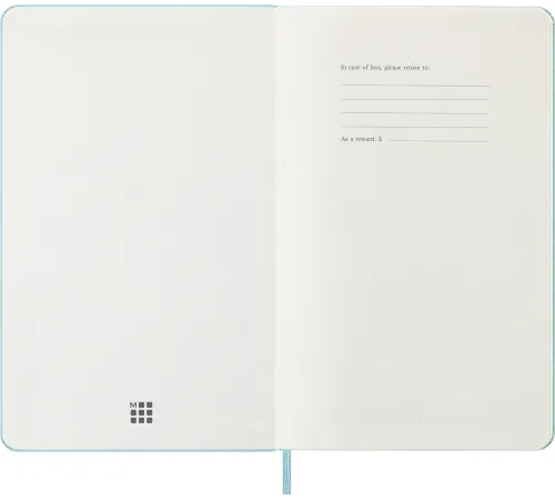 Еженедельник Moleskine CLASSIC WKNT Large 130х210мм 144стр. аквамарин