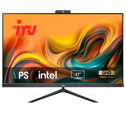 Моноблок IRU Tactio 27IH6K 27" QHD i5 12400 (2.5) 16Gb SSD1Tb UHDG 730 CR FreeDOS GbitEth WiFi BT 120W Cam черный 2560x1440 Моноблок IRU Tactio 27IH6K 27" QHD i5 12400 (2.5) 16Gb SSD1Tb UHDG 730 CR FreeDOS GbitEth WiFi BT 120W Cam черный 2560x1440