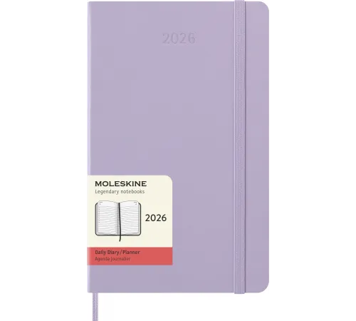Ежедневник Moleskine CLASSIC Large 130х210мм 400стр. сиреневый