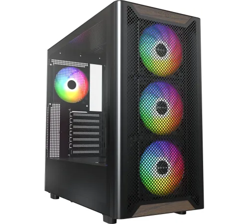 Корпус Montech XR Wood черный без БП ATX 3x120mm 2xUSB3.0 audio bott PSU Корпус Montech XR Wood черный без БП ATX 3x120mm 2xUSB3.0 audio bott PSU