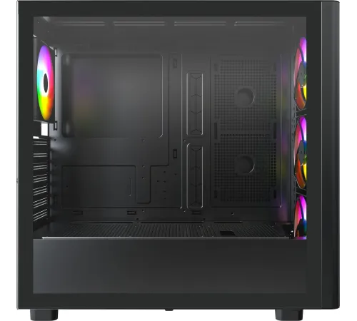 Корпус Montech XR Wood черный без БП ATX 3x120mm 2xUSB3.0 audio bott PSU Корпус Montech XR Wood черный без БП ATX 3x120mm 2xUSB3.0 audio bott PSU