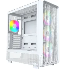 Корпус Montech X5 белый без БП ATX 4x120mm 1xUSB2.0 1xUSB3.0 1xUSB3.1 audio bott PSU