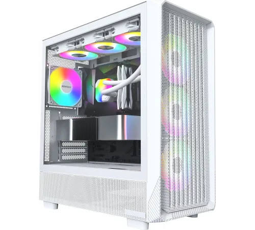 Корпус Montech X5 белый без БП ATX 4x120mm 1xUSB2.0 1xUSB3.0 1xUSB3.1 audio bott PSU