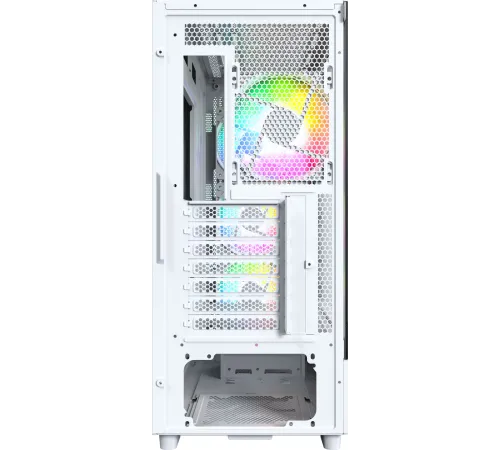 Корпус Montech X5 белый без БП ATX 4x120mm 1xUSB2.0 1xUSB3.0 1xUSB3.1 audio bott PSU