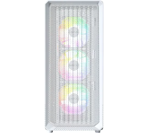 Корпус Montech X5 белый без БП ATX 4x120mm 1xUSB2.0 1xUSB3.0 1xUSB3.1 audio bott PSU