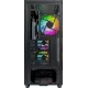 Корпус Montech X5 черный без БП ATX 4x120mm 1xUSB2.0 1xUSB3.0 audio bott PSU