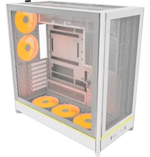 Корпус Montech HS01 PRO белый без БП ATX 5x120mm 2xUSB3.0 1xUSB3.1 audio
