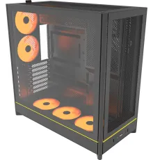 Корпус Montech HS01 PRO черный без БП ATX 5x120mm 2xUSB3.0 1xUSB3.1 audio