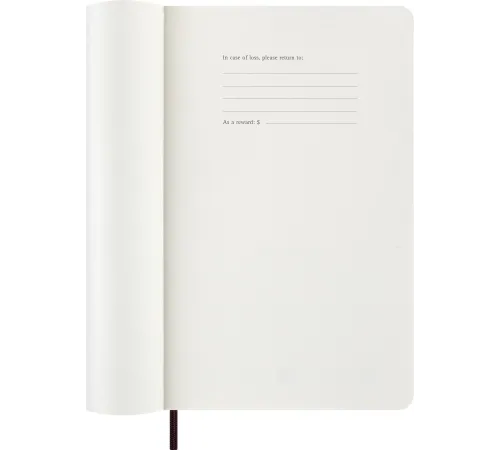 Еженедельник Moleskine PRECIOUS & ETHICAL MAMBA Large 130х210мм обложка экокожа 144стр. бургунди