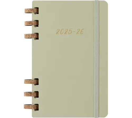 Еженедельник Moleskine ACADEMIC SPIRAL DHSPK5212AMWH3 Large 150х210мм 200стр. кремовые страницы спираль киви