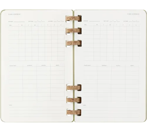 Еженедельник Moleskine ACADEMIC SPIRAL DHSPK5212AMWH3 Large 150х210мм 200стр. кремовые страницы спираль киви