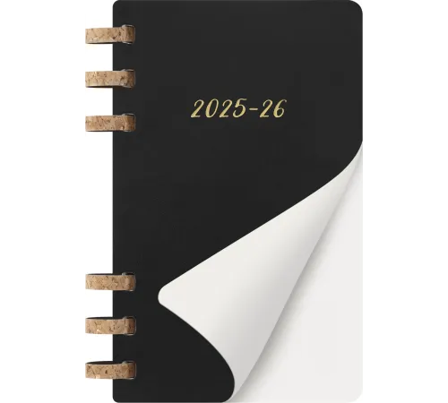 Еженедельник Moleskine ACADEMIC SPIRAL DSSPB12AMWH3 Large 150х210мм 200стр. кремовые страницы спираль черный