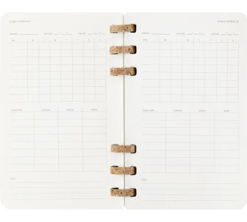 Еженедельник Moleskine ACADEMIC SPIRAL DSSPB12AMWH3 Large 150х210мм 200стр. кремовые страницы спираль черный
