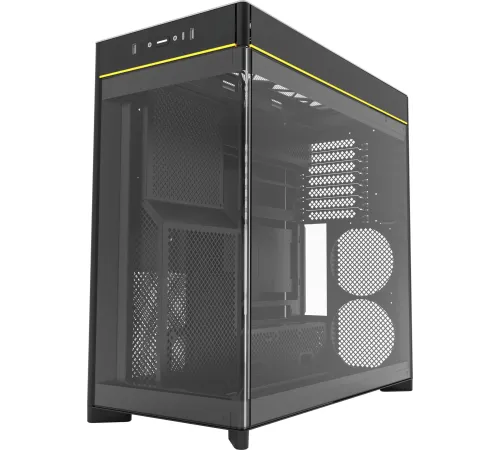 Корпус Montech HS02 черный без БП ATX 4x140mm 2xUSB3.0 1xUSB3.1 audio bott PSU