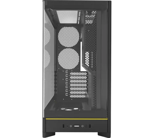 Корпус Montech HS02 черный без БП ATX 4x140mm 2xUSB3.0 1xUSB3.1 audio bott PSU