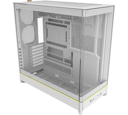 Корпус Montech HS02 белый без БП ATX 4x140mm 2xUSB3.0 audio bott PSU Корпус Montech HS02 белый без БП ATX 4x140mm 2xUSB3.0 audio bott PSU