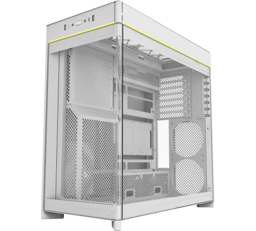 Корпус Montech HS02 белый без БП ATX 4x140mm 2xUSB3.0 audio bott PSU Корпус Montech HS02 белый без БП ATX 4x140mm 2xUSB3.0 audio bott PSU