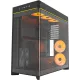 Корпус Montech HS02 PRO черный без БП ATX 4x140mm 2xUSB3.0 audio bott PSU