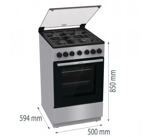 Комбинированная плита Gorenje GK5B44SF