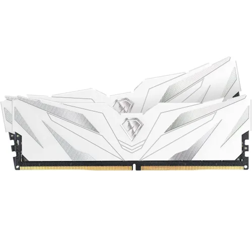 Модуль памяти DDR 5 DIMM 32Gb (16Gbx2), 5600Mhz, Netac Shadow II NTSWD5P56DP-32W, CL46, White