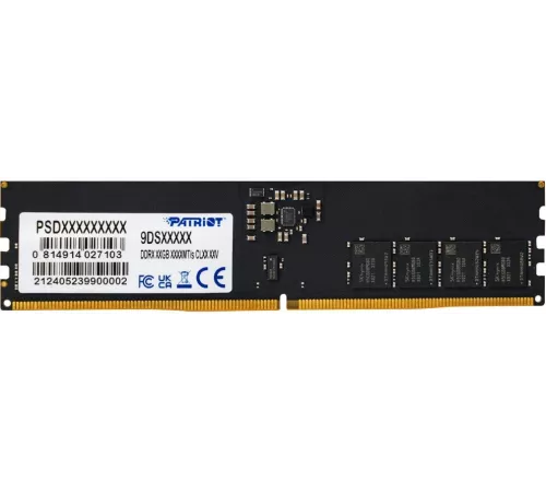 Оперативная память PATRIOT DDR 5 CUDIMM 32Gb 6400Mhz, Signature Line (PSD532G6402C) (retail)