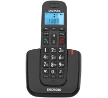 Р/Телефон Dect Decross DC1013 черный АОН