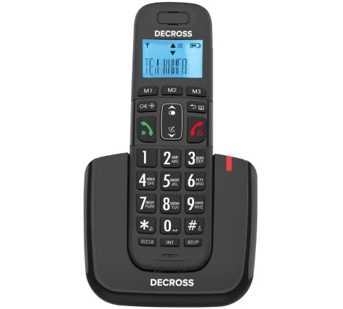 Р/Телефон Dect Decross DC1013 черный АОН Р/Телефон Dect Decross DC1013 черный АОН