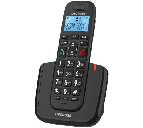 Р/Телефон Dect Decross DC1013 черный АОН Р/Телефон Dect Decross DC1013 черный АОН
