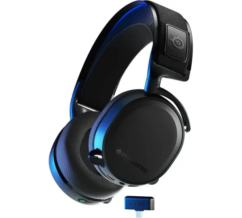 Наушники с микрофоном Steelseries Arctis 7P+ черный мониторные Radio оголовье (61462) Наушники с микрофоном Steelseries Arctis 7P+ черный мониторные Radio оголовье (61462)