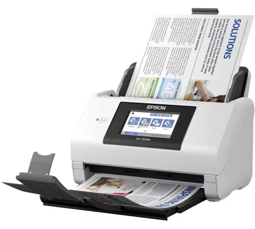 Сканер протяжный Epson WorkForce DS-790WN (B11B265401) A4 белый