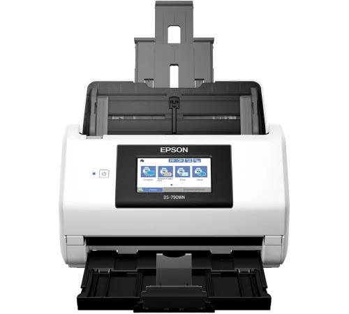 Сканер протяжный Epson WorkForce DS-790WN (B11B265401) A4 белый
