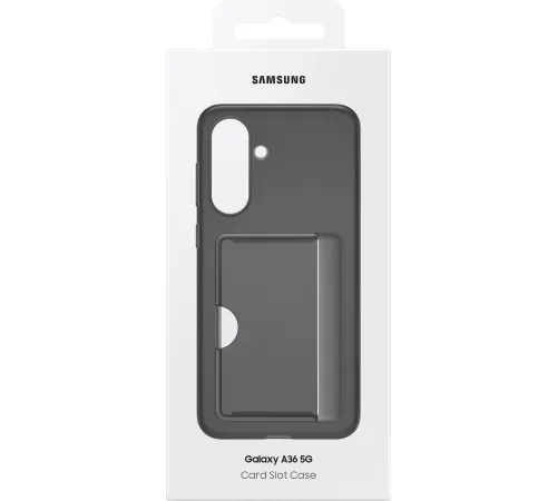 Чехол (клип-кейс) Samsung для Samsung Galaxy A36 Card Slot Case A36 черный (EF-OA366TBEGRU)