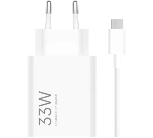 Сетевое зар./устр. Xiaomi BHR9956EU 33W 3A (PD) USB универсальное белый