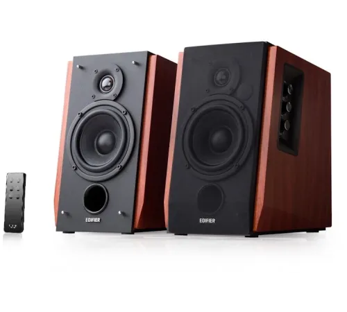 Колонки Edifier R1700BT 2.0 коричневый 66Вт BT